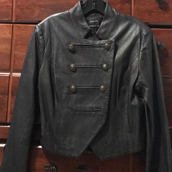 Dolce Vita Jackets & Blazers - Dolce Vita Lambskin Leather Jacket Medium